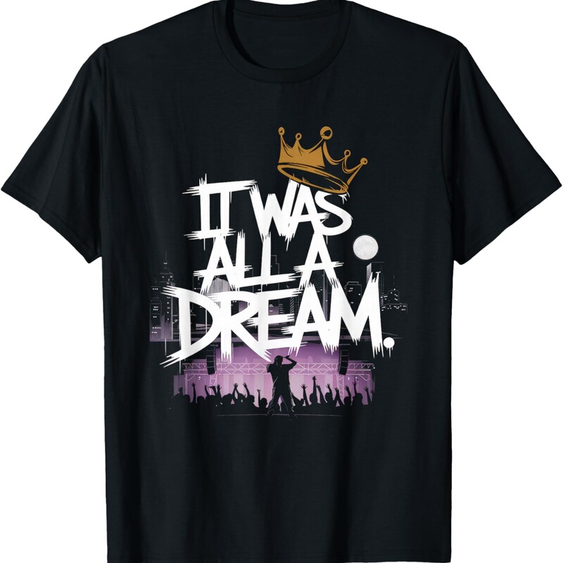 Cross-Border European and American Fashion 20S Rap T-Shirt Aret Music Black Shirt 90S T-Shirt Century 	 Men's Short-Sleeved T-Shirt