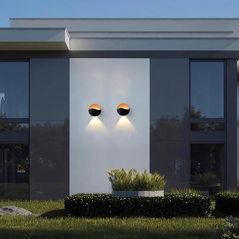 lámpara de pared al aire libre impermeable LED lámpara de pared lavable escalera moderna pasillo lámpara de pared patio lámpara de pared balcón lámpara de vestíbulo