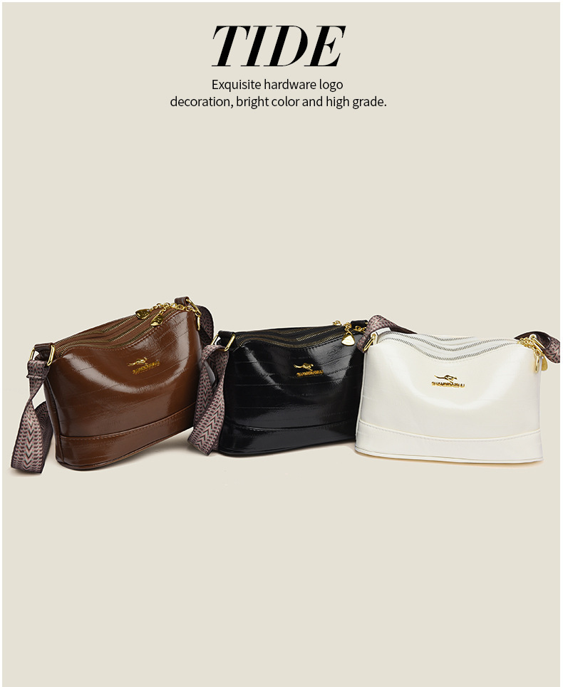 Women’s Large Capacity Shoulder Bag Multi Compartment Crossbody_voghion.com