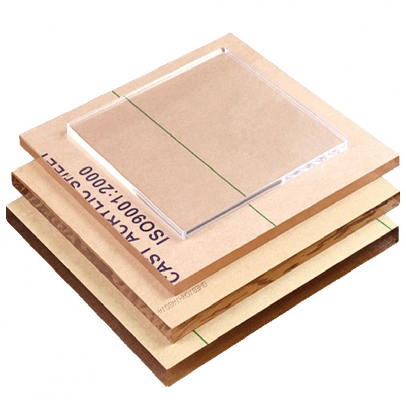 压克力工厂批发高透明亚克力板磨砂黑色浇筑圆形有机玻璃pmma板亚