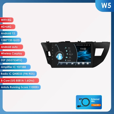 DVD Navigation – Gps4G Full Network Communication - 464g-wifi4g-lte-version-8581a-carplay-eight-core-10inch-suitable-for-14-16-toyota-corolla-corolla