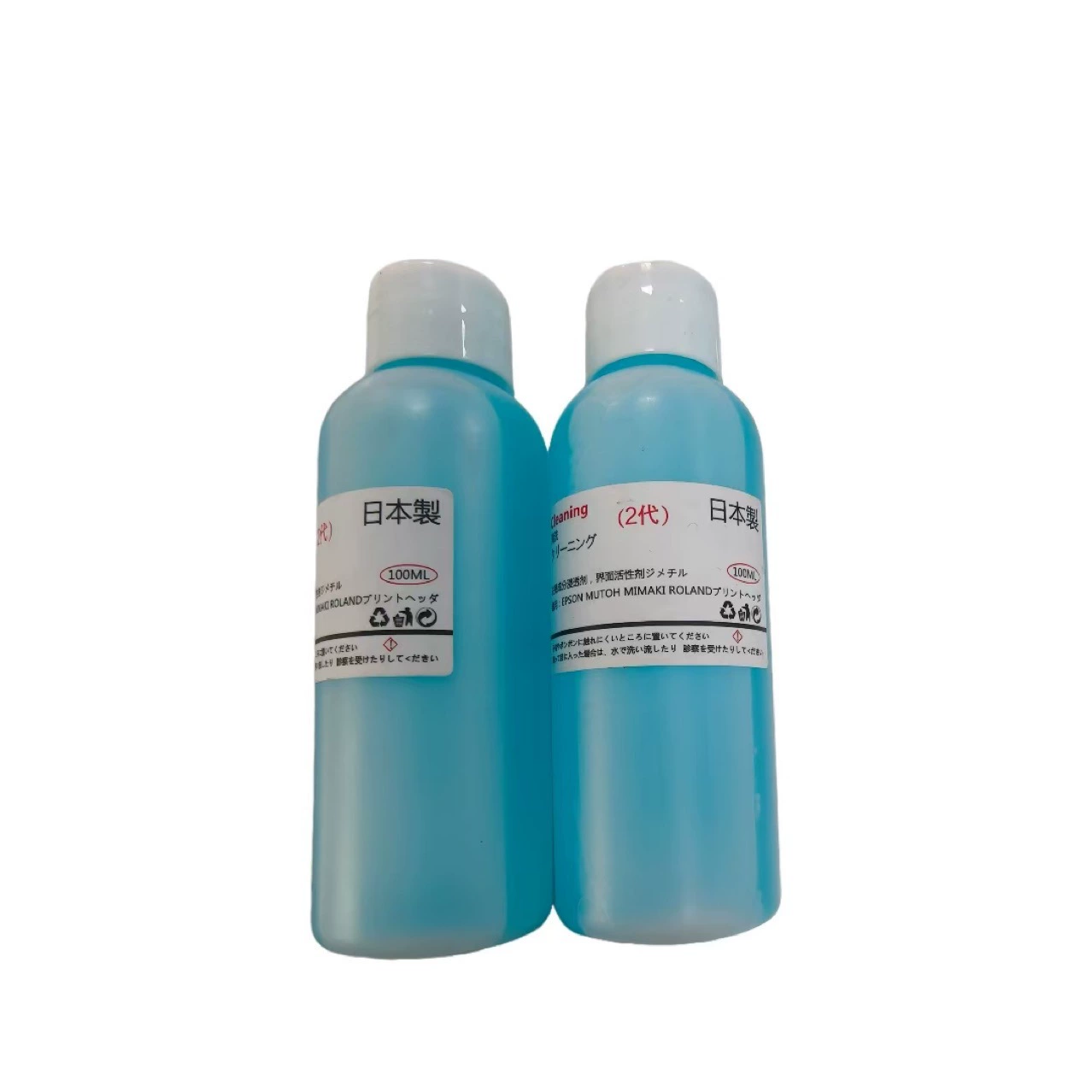 Жидкость для чистки сопел термотрансферного аппарата с белыми чернилами 4720 I3200, водная фотопечать, термотрансфер, маленький синий флакон