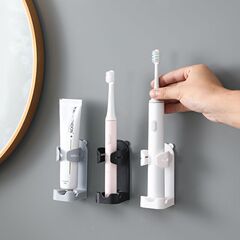 電動歯ブラシ棚壁掛け式穴なし髭剃りホルダー髭剃り収納棚メーカー直販