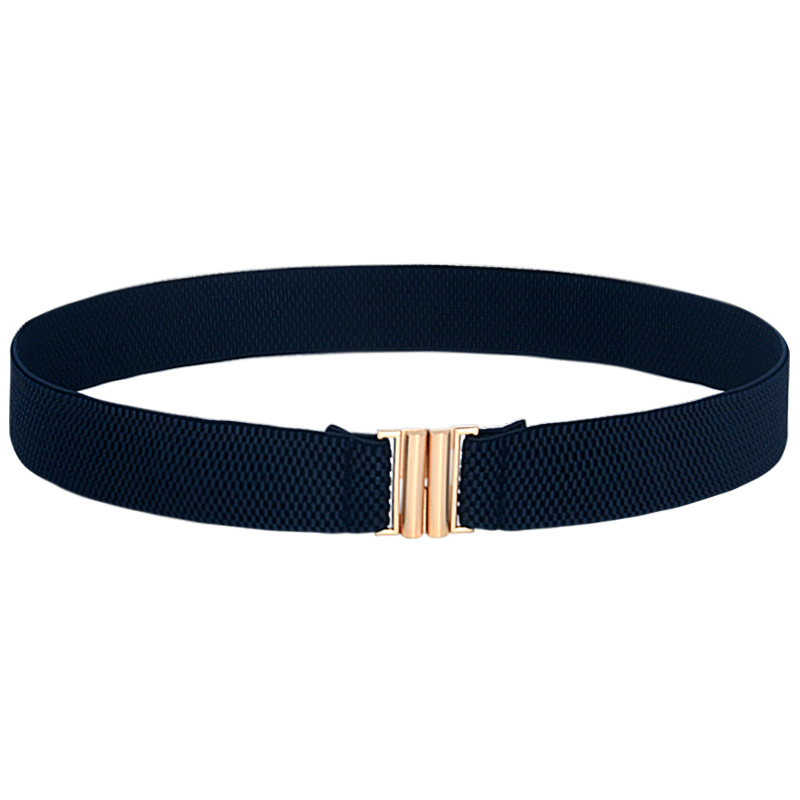 3cm gold buckle/black