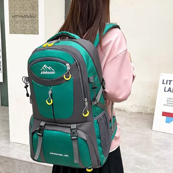 跨境登山包大容量可承重徒步便捷旅行包新款多功能户外运动登山包