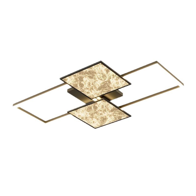 2025 nueva lámpara principal de sala de estar moderna y simple nubes lujosas lujosas lujosas lujosas luces de comedor dormitorio