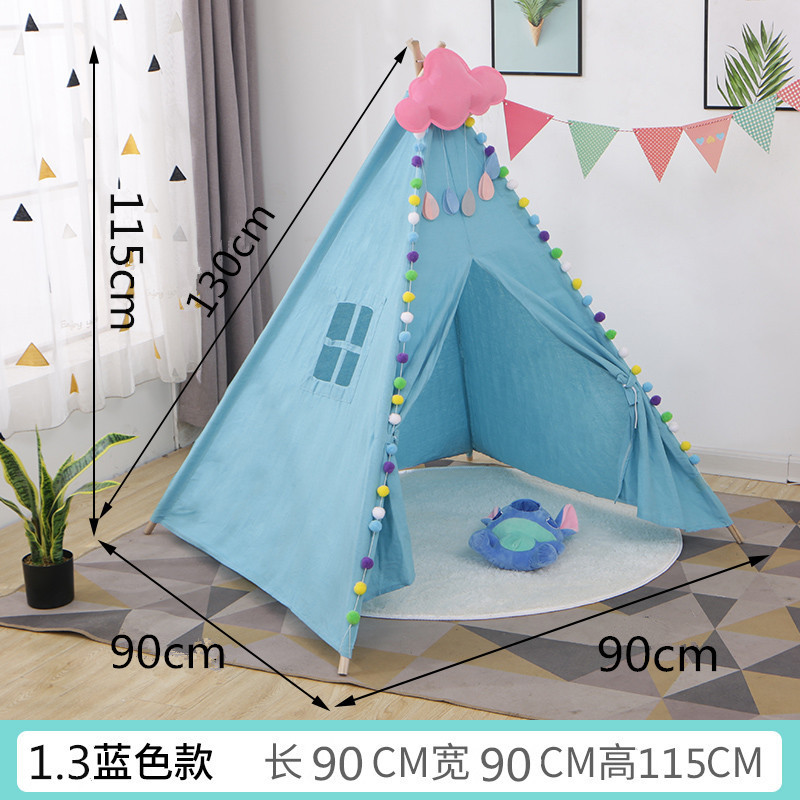 Accesorios de fotografía para niños Indio pequeña tienda de campaña casa de juegos interior Castillo princesa habitación tienda pintada a mano