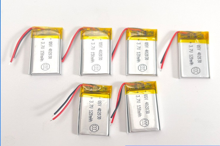402030聚合物锂电池150mAh 3.7V 玩具车美容仪音响可充电电池|undefined