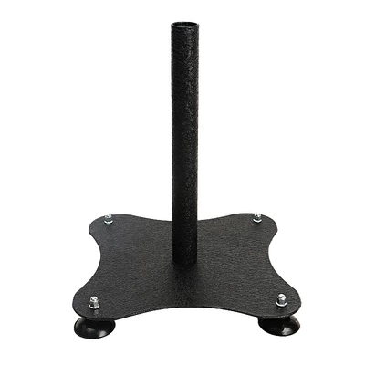 Suitable for electric vehicle front shock absorber display stand, professional motorcycle wheel repair stand, stainless steel (Other brake systems) - front-wheel-set-display-stand-black