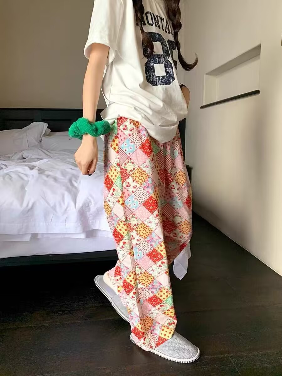 C102#컬러풀 그리드(클라우드 코튼)