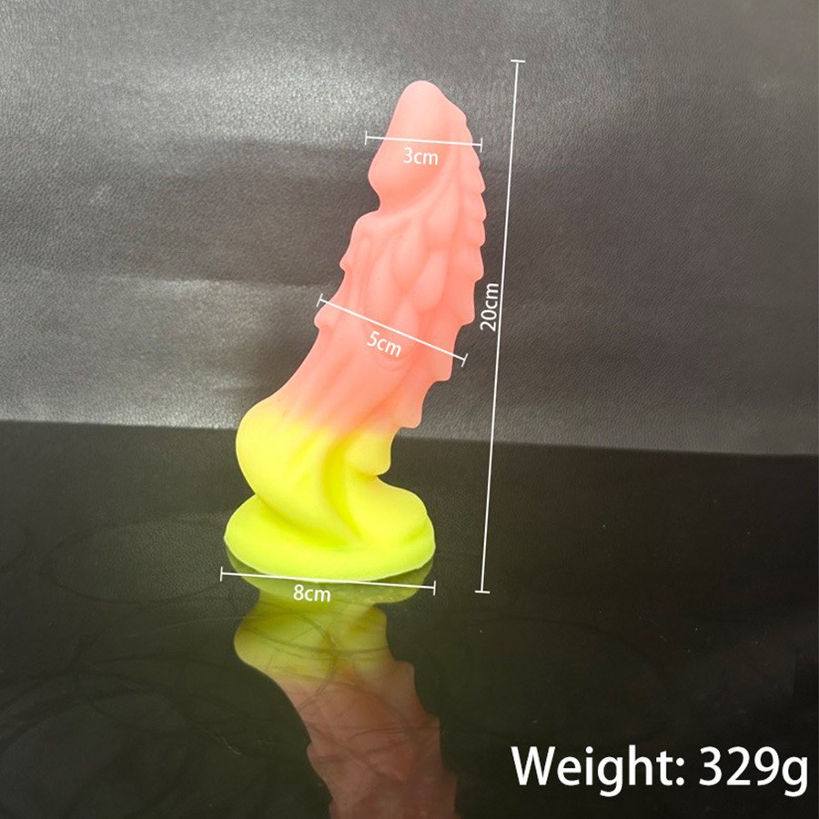 Silicone Anal Plug with Special-Shaped Tail, Colorful Adult Toy — detail image 5