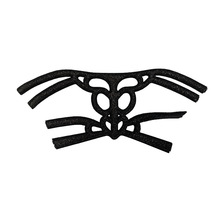 工厂新款烫钻鞋面配件PU绳绣女拖鞋帮面半成品配件辅料加工