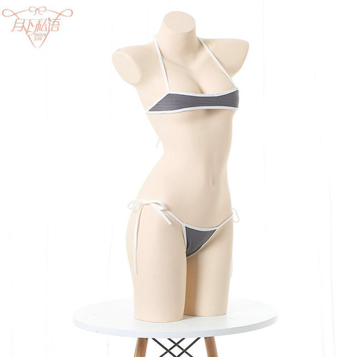 Whisper under the Moon New Style Tie Three Points Sexy Shikushui Swimsuit Manufacturer Dropshipping