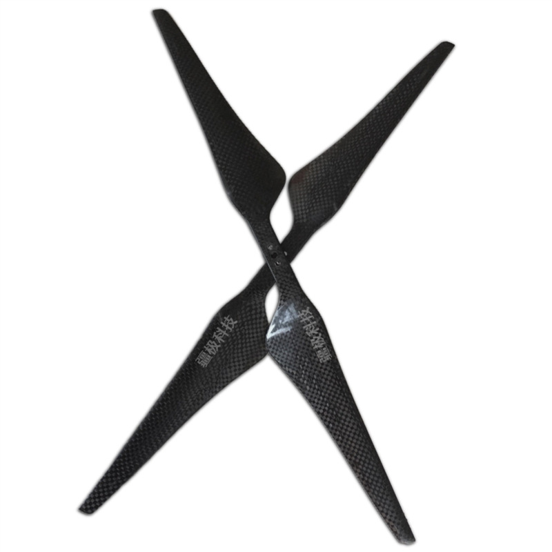 蜻蜓桨燕尾桨1555 1655 1755全碳纤维高效直桨15 16 17英寸无人机