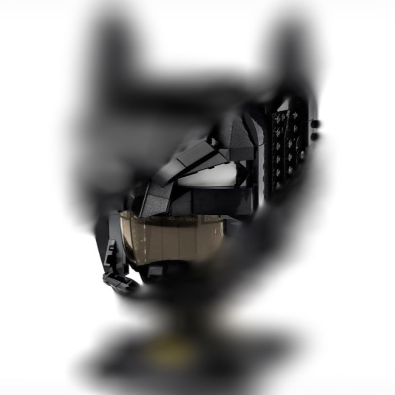 Cross-border 77182 Hero Series Bat Mask Helmet Mask Boy Movie Small Particle Assembled Building Blocks Toy
