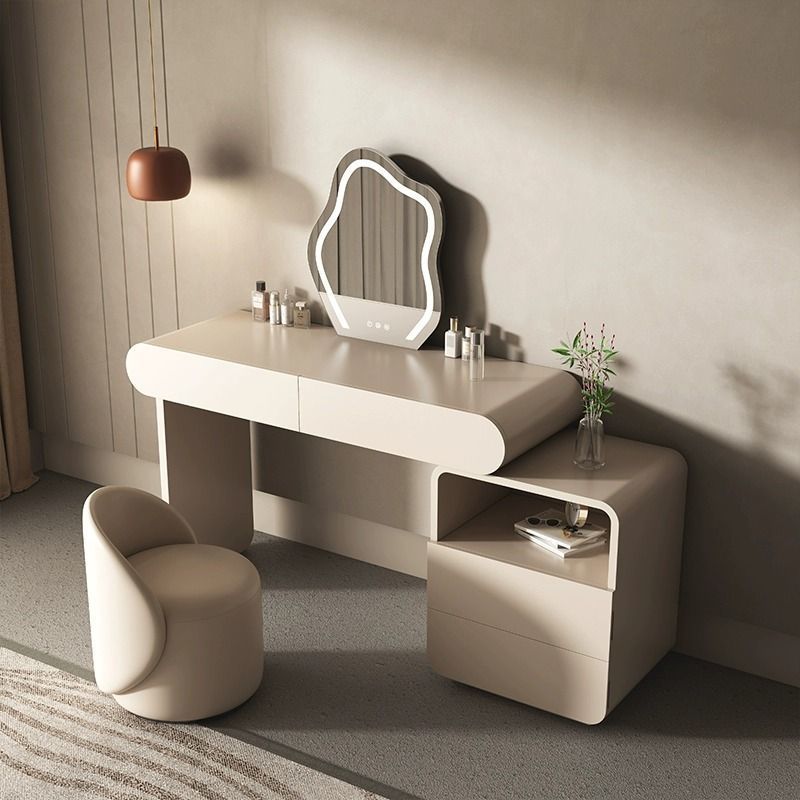Light Luxury Dressing Table Storage Cabinet High-End Bedroom Simple Modern Small Apartment Dressing Table Shaji Style Bedroom Dressing Table