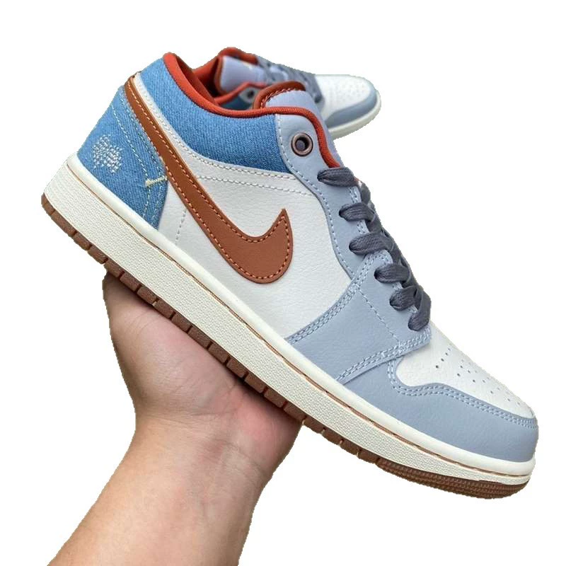 Air Jordan 1, low platinum sports basketball shoes for beloved for men and women for leisure