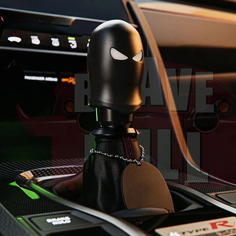 Halloween Black Ghost Car Modified Shift Lever Head Car Manual Gear Shift Handle Universal Shift Lever