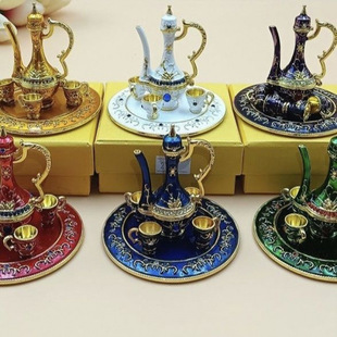 Xinjiang Grand Bazaar Crafts Home Office Ornaments Wine Set Metal Wine Bottle Birthday Wedding Souvenir Jewelry Box