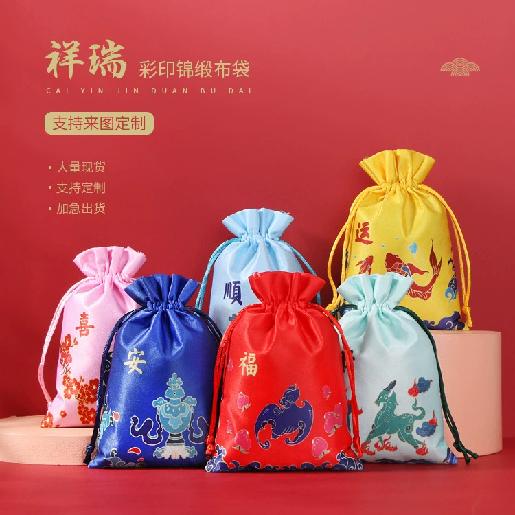 Парча Рог гребень сумка скребковая доска парчовая сумка ободок шнурок ювелирные изделия браслет упаковка