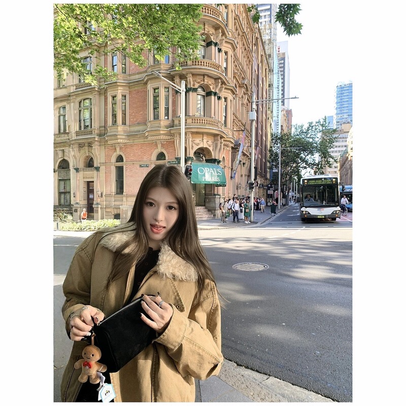 Wanantong's First Goose Down! Heavy-Duty Ready-To-Wear Washed Wool Collar Goose down Jacket for Women in Winter