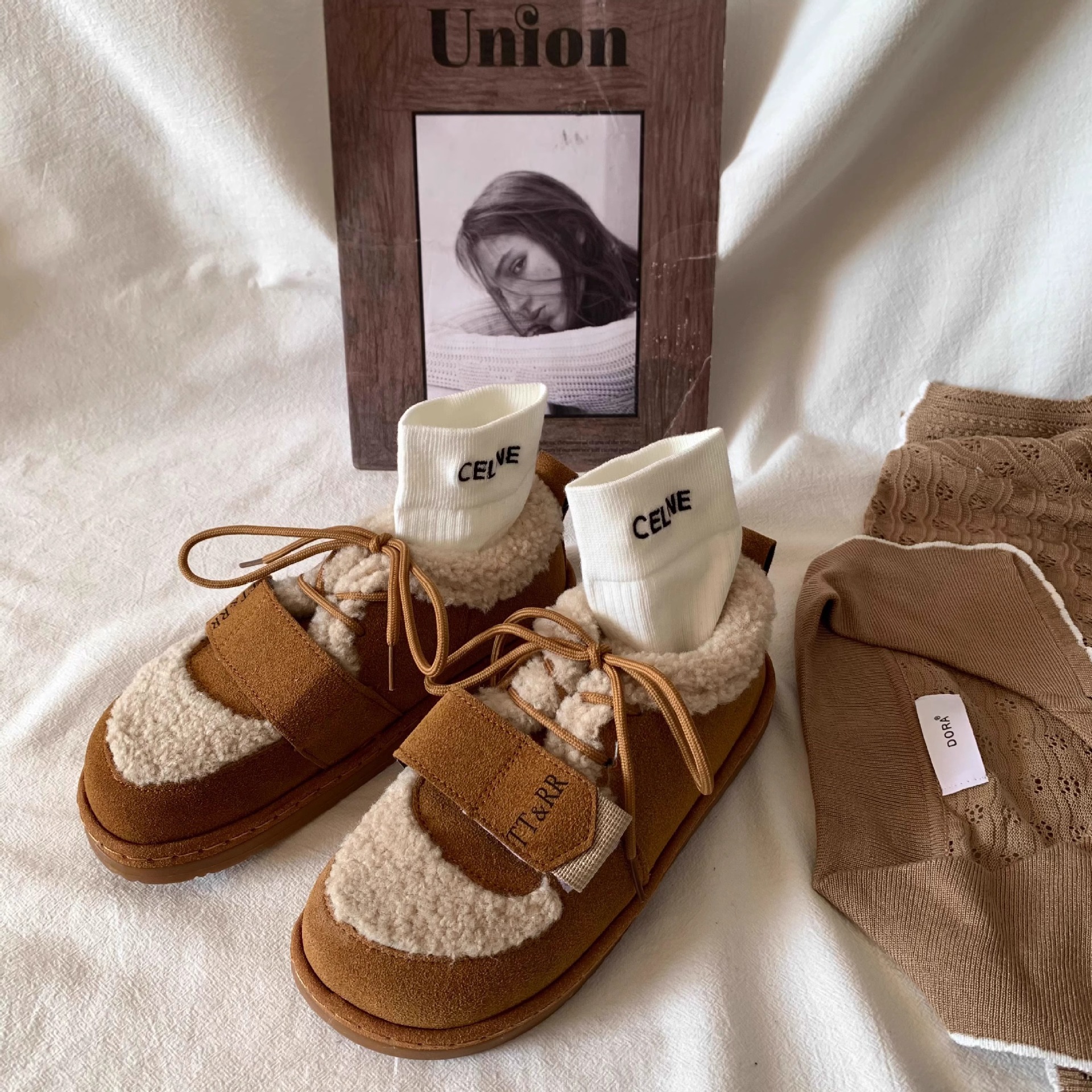 Stivali da neve donna invernali foderati caldi scarpe cotone_voghion.com