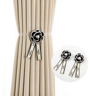 Cross-Border Supply Small Fragrant Curtain Straps, a Pair of Curtain Buckles, Pin Rope Straps, Gauze Curtain Straps, Rope Straps, Gathering