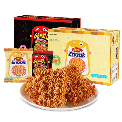 GEMEZ Indonesia imported enaak chicken noodles dry noodles whole box dry noodles internet celebrity snacks snacks snacks