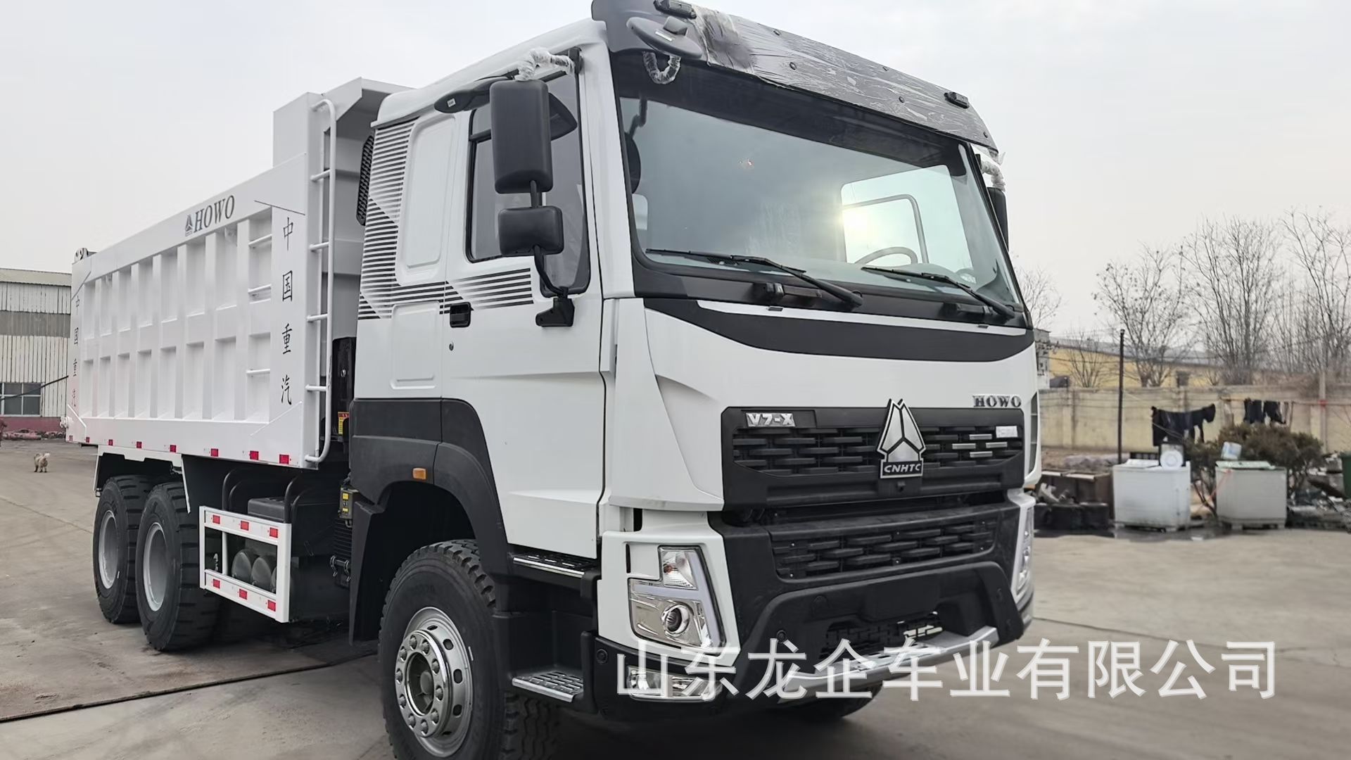 Exported to Africa Engineering Mining Dump Truck Howo Nx10 371 Horsepower V7-X Sand and Gravel Transport Dump Truck