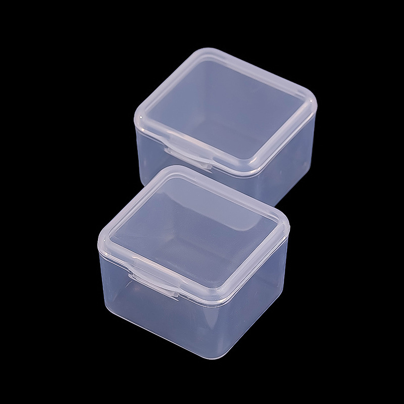 Free Shipping Mini Empty Box with Lid, Transparent Plastic Box for Earplugs, Electronic Accessories Packaging Box, Screw Fishing Gear Storage Box