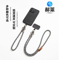 メーカーの現物携帯電話のストラップの多色ポリエステルは携帯電話のストラップに斜めにまたがって携帯電話のストラップをなくしないようにカスタマイズできる