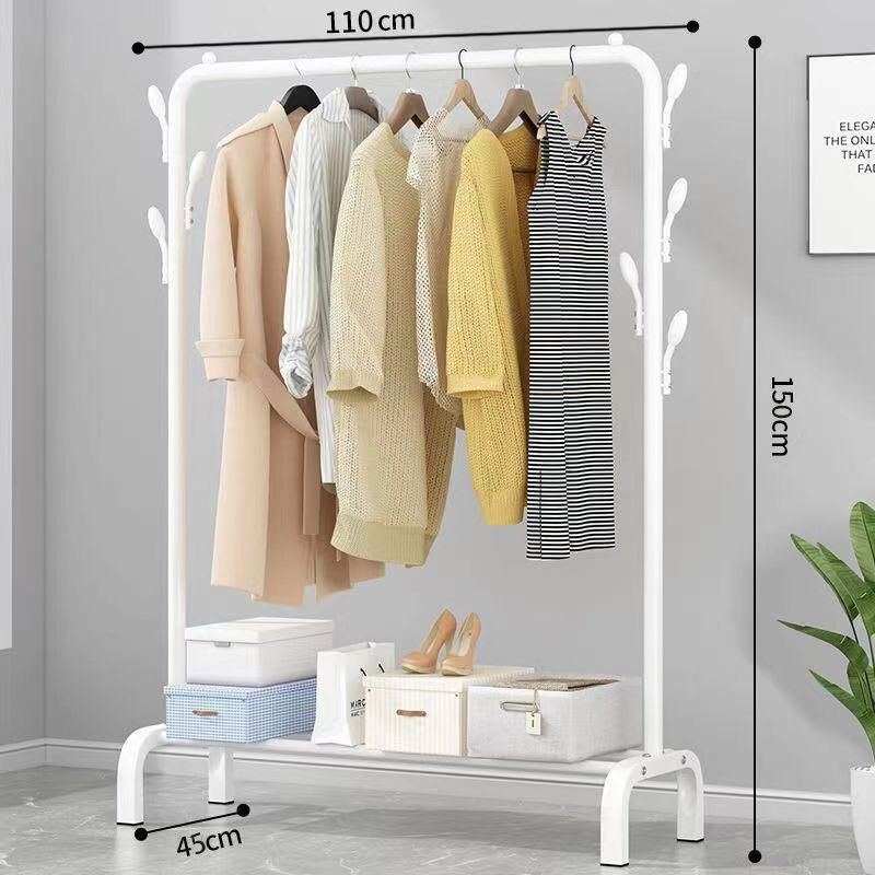 percha de ropa de piso vertical grosor grosor percha de ropa de casa dormitorio balcón barra de secado percha de ropa de secado percha