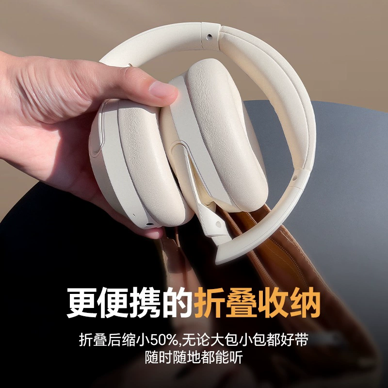 Наушники Jiyin K5pro - активное шумоподавление уровня 6, Bluetooth 5.3, беспроводные, длительная автономность, для игр/учёбы