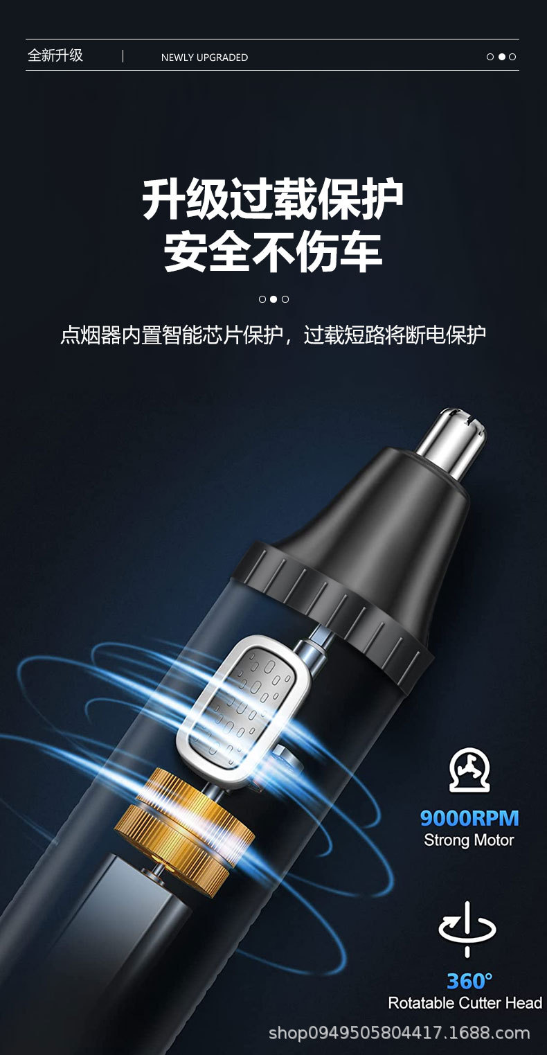 Factory Direct Sales Tire Inflator Pump 12V Electric Air Pump for Car Portable Car-Mounted Tire Pressure Tester