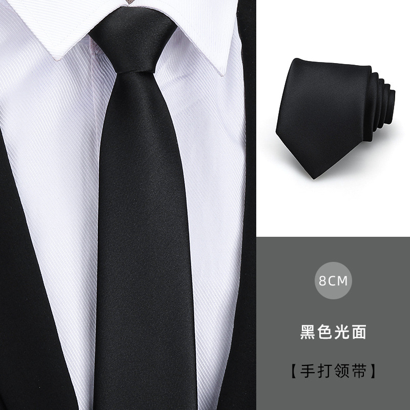 8CM 검정색 광택 핸드 프린팅