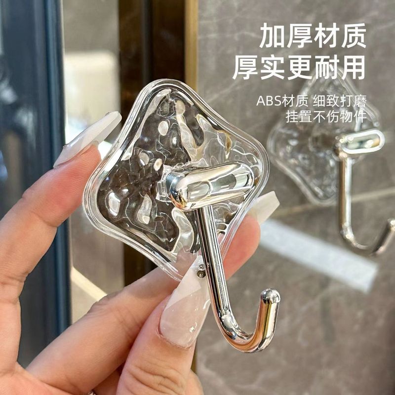 Transparent hook adhesive strong load-bearing non-perforated bathroom bathroom bathroom kitchen dormitory seamless paste wall hook Transparent hook adhesive strong load-bearing non-perforated bathroom bathroom bathroom kitchen dormitory seamless paste wall hook