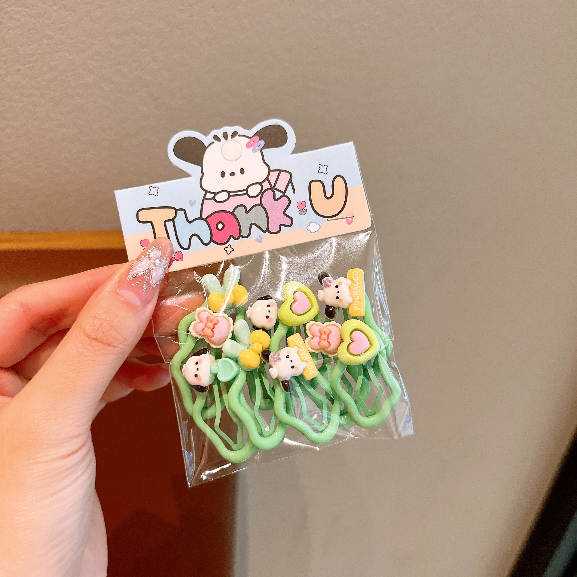 Pinza para el cabello de nubes para niños accesorios para el cabello lindo Sanrio Niña Culomi Clip Niña Bebé Strawberry Bear Horquilla rota