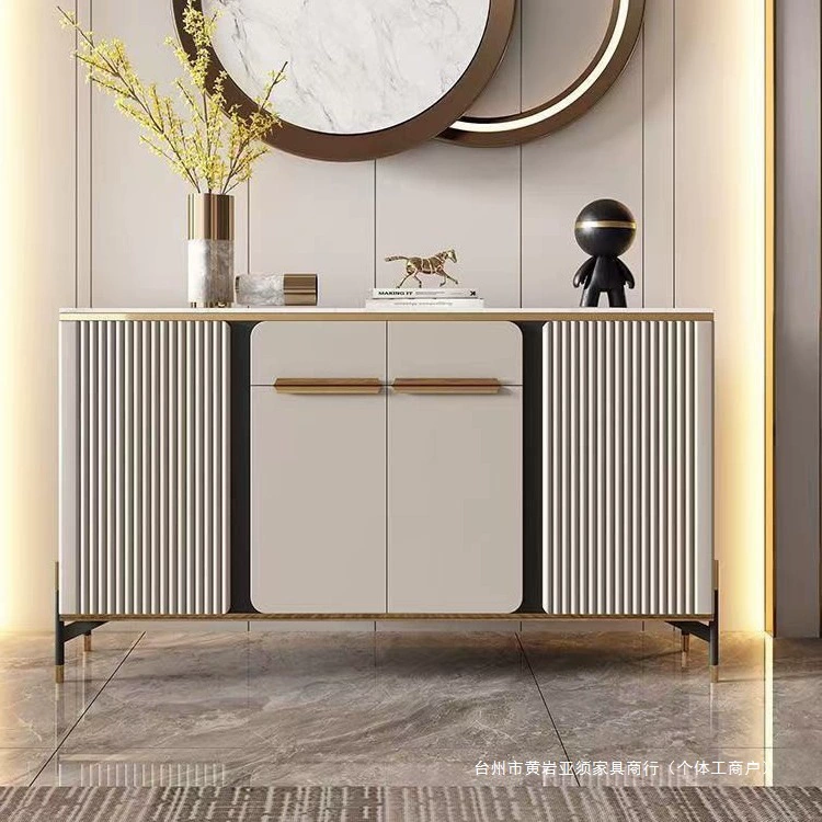 Легкий экстравагантный каменный столовый шкаф Обеденный шкаф для гостиной на стене, шкаф для хранения современных минималистских шкафчиков для вина Соберите детей