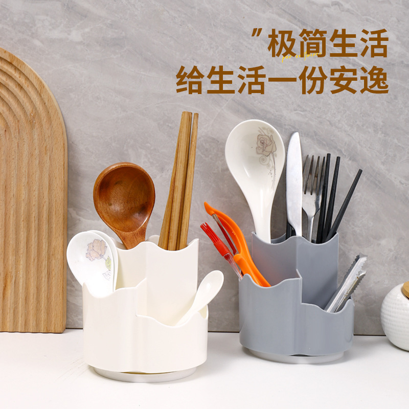 Portalápices giratorio de 360 grados de gran capacidad Caja de almacenamiento de escritorio de oficina Papelería para estudiantes Cubo de lápiz de sentido avanzado para niños