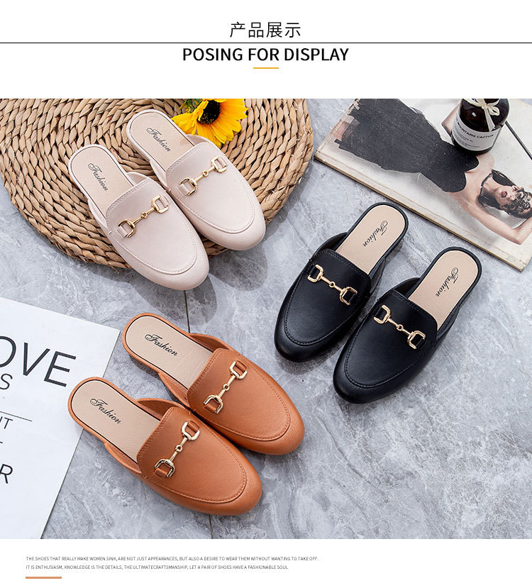 women's mule for summer and autumn for leisure
