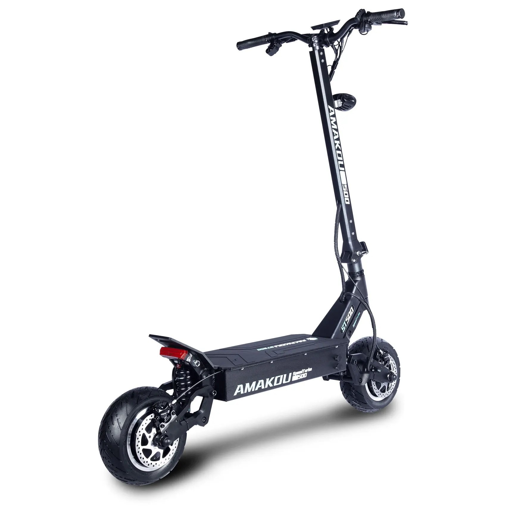 Retuol 11-Inch Two-Wheel Dual-Drive High-Speed Off-Road Electric Scooter Foldable Portable One-Piece Riding Accessory