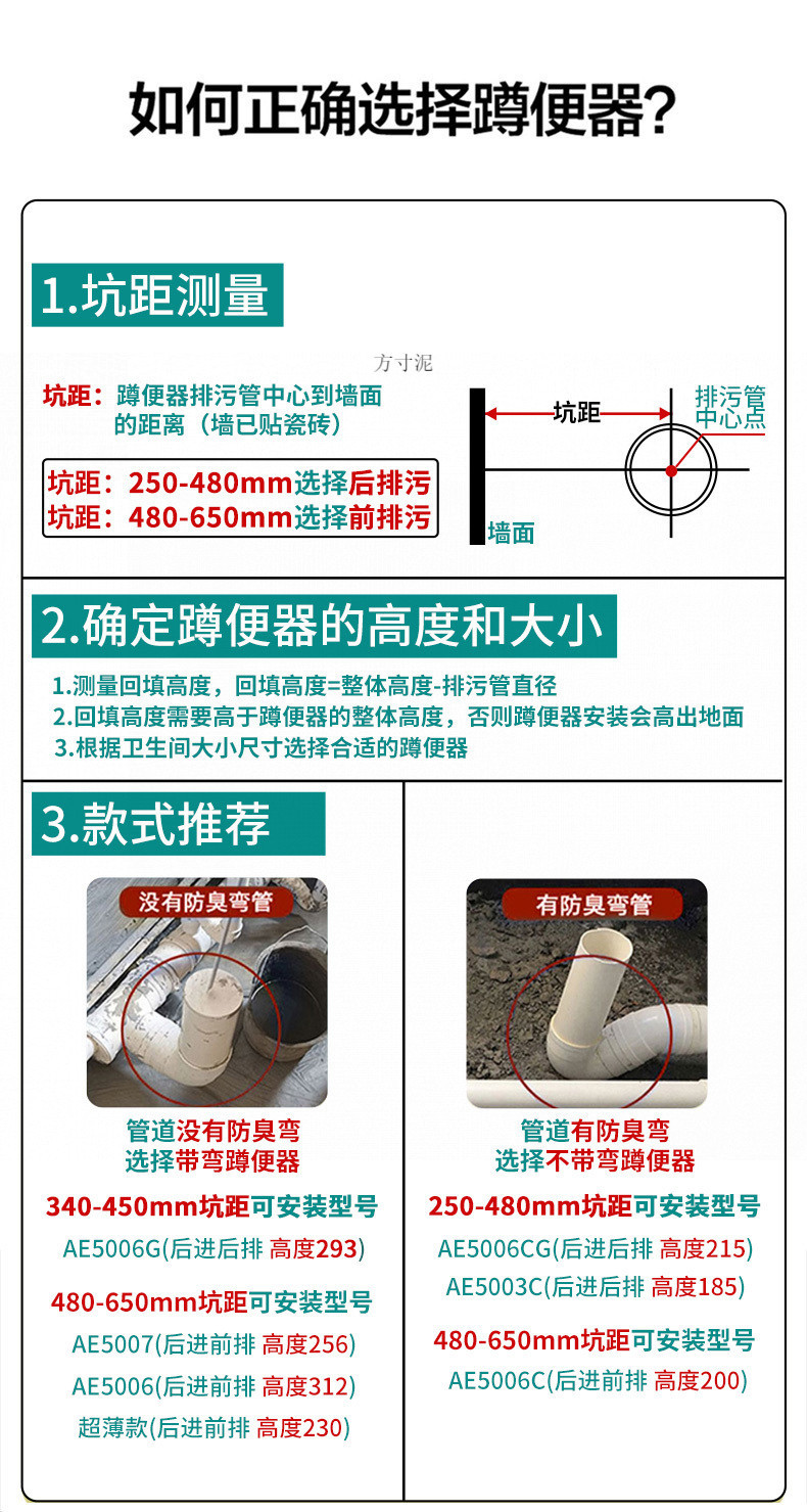 Arrow Squat Toilet brand water tank, complete set of toilet bowl, household squat toilet, bathroom, squat pit type, new type of large toilet, high-end push toilet Application Scenario