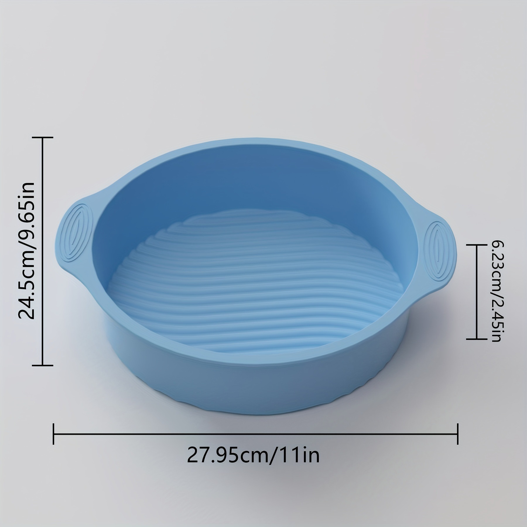 Grado alimenticio silicona aire freidora placa de horno horneado herramienta aplicable molde de tostada de pastel resistente a alta temperatura