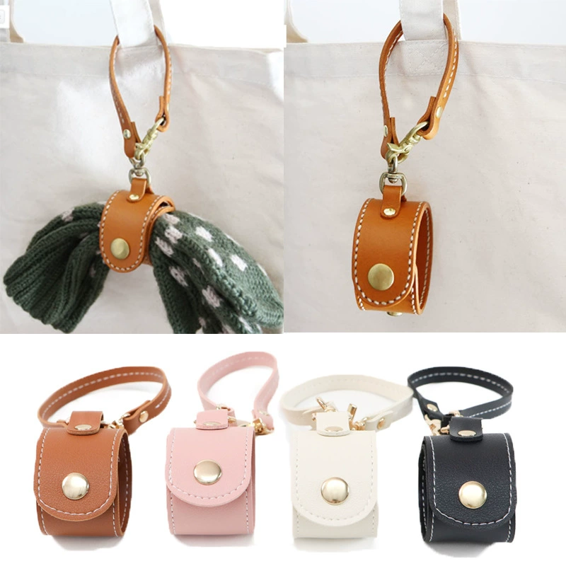 Модный новый кожаный полотенце зажим на открытом воздухе портативное полотенце шарф шарф многофункциональный держатель для хранения