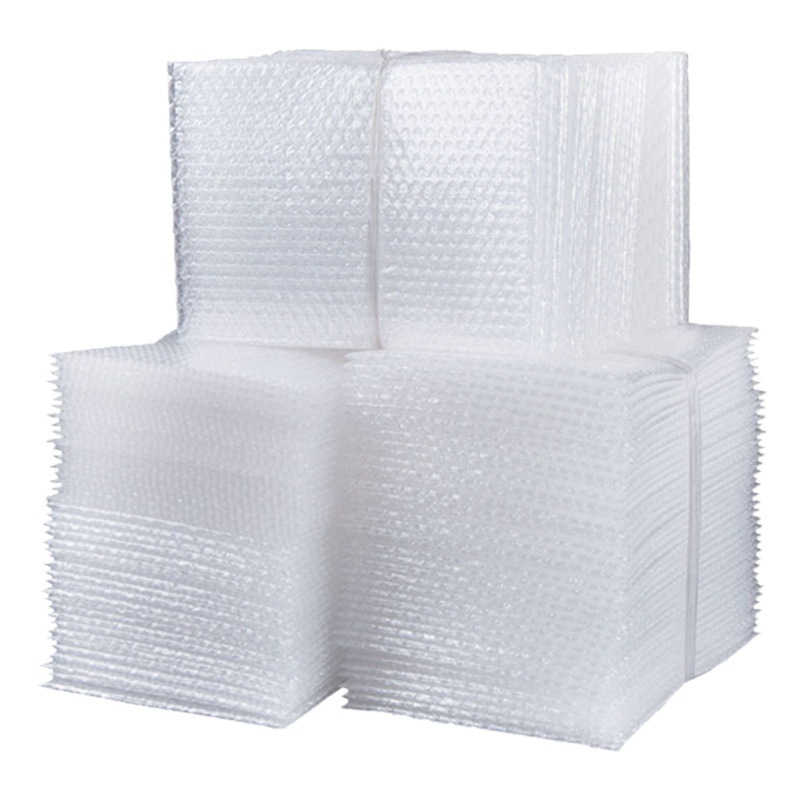 Bolsa de burbuja al por mayor transparente 15*20cm de doble capa engrosada embalaje de espuma de embalaje a prueba de golpes película de burbuja grande
