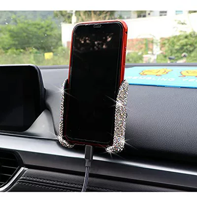 Car phone holder – Qìchē Rhinestone Car