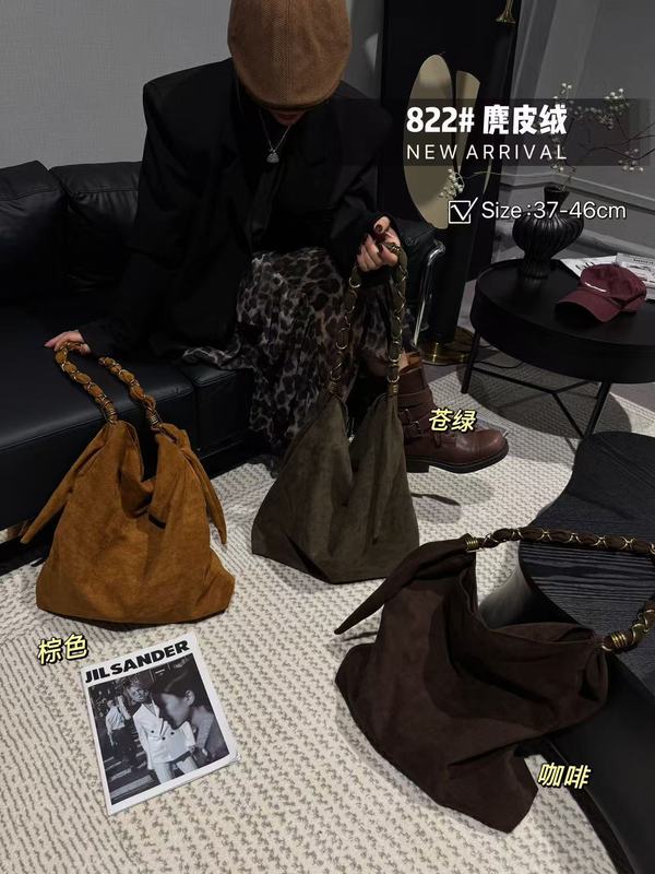 慵懒风休闲复古大容量腋下托特包包女2025秋冬新款百搭单肩手提包|undefined