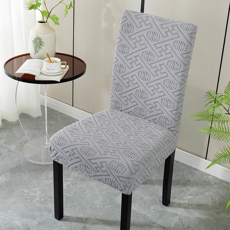 Hotel restaurante simple cuatro estaciones silla general mesa de comedor silla taburete cubierta respaldo todo incluido cubierta protectora elástica