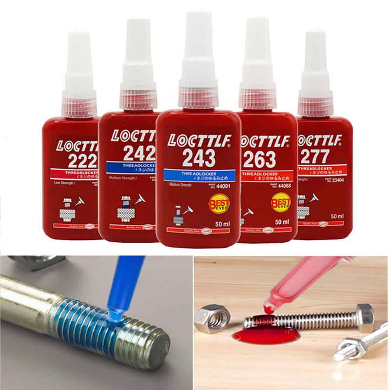 Screw glue anti-loosening fastening 243 anaerobic glue 242 metal thread locking agent 271 thread sealing glue Screw glue anti-loosening fastening 243 anaerobic glue 242 metal thread locking agent 271 thread sealing glue