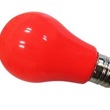 A60红色梨形塑料灯罩 HY-3697 A60塑料彩泡灯罩 LED装饰灯丝灯泡